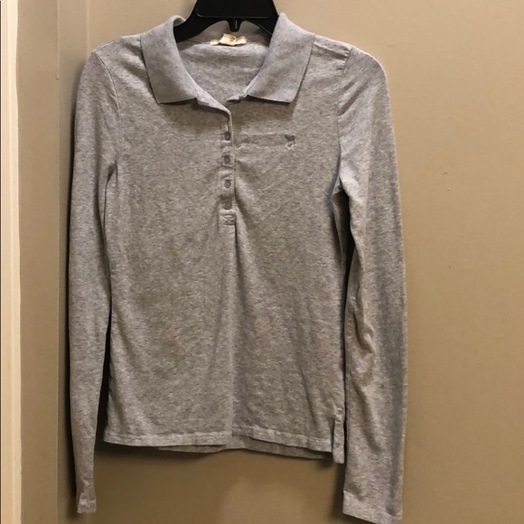Active Basic Button Down Long Sleeve Shirt - Picture 1 of 4